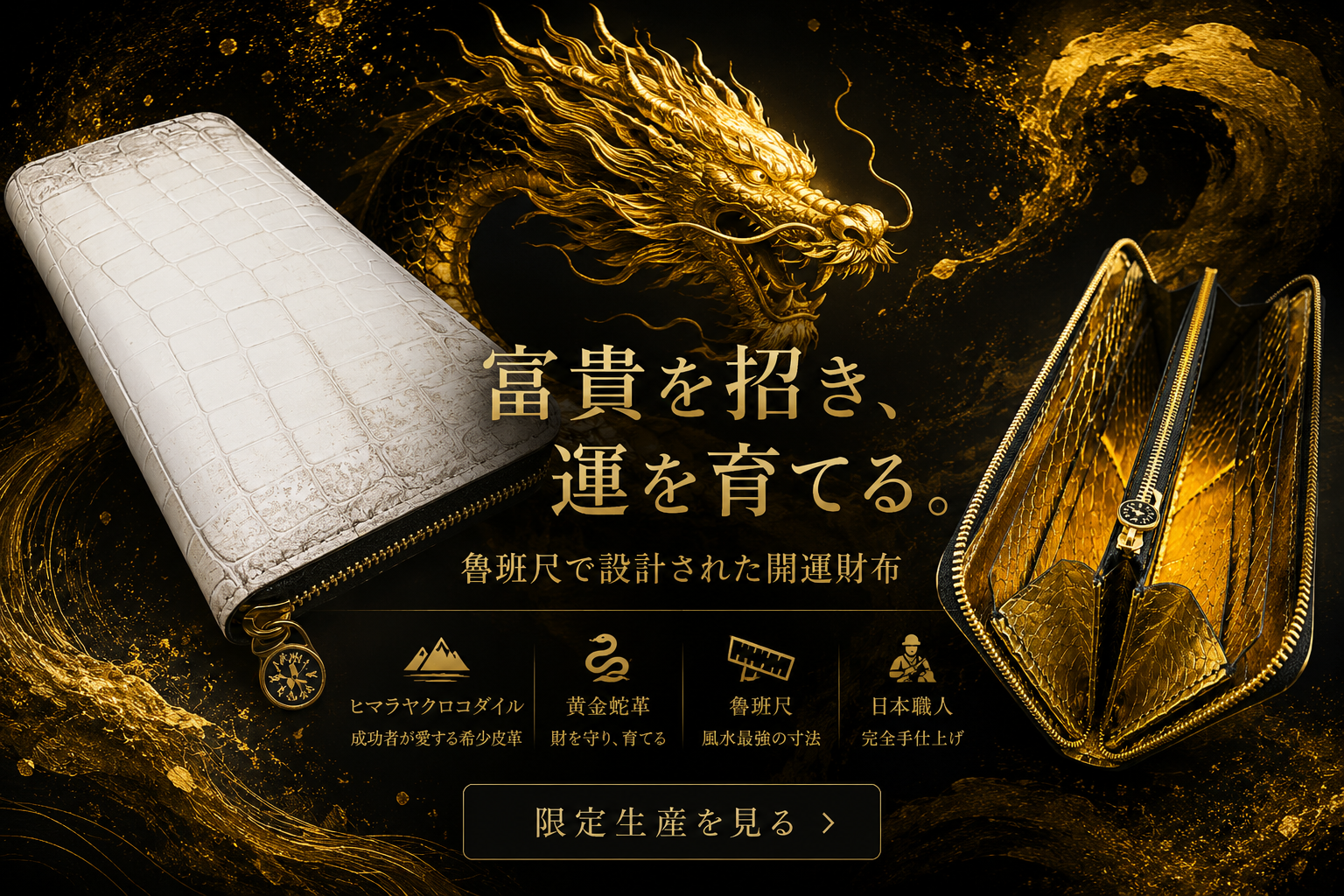 公式】『彩桜晴〈いろは〉』最強開運・金運財布